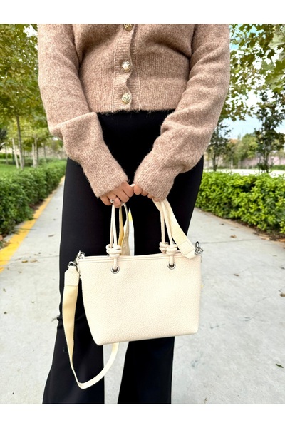 Just Polo Women's New Season Soft Leather 4-Compartment Adjustable Strap Luxury Hand and Shoulder Bag Shopper