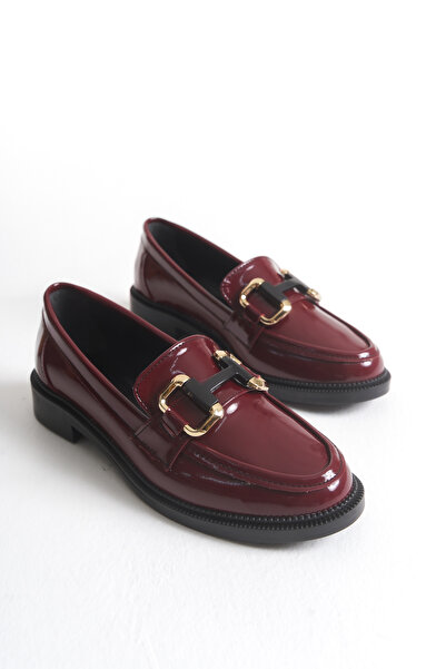 SH SİLVER MODA Kadın Loafer Makosen Casual Tokalı Günlük Yumuşak Ayakkabı