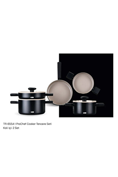 ev dizaynımm My Home Design Is Pro Chef Crystal Coated 8 Piece Cookware Set