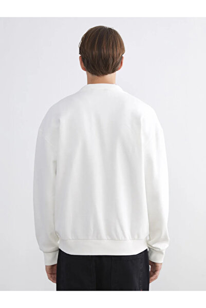 LC Waikiki Ανδρικό φούτερ με κέντημα με λαιμόκοψη