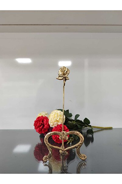 DecoZel LİMOGE PİRİNÇ FİNCAN ŞÖVALESİ SUNUM STANDI LİMOGES