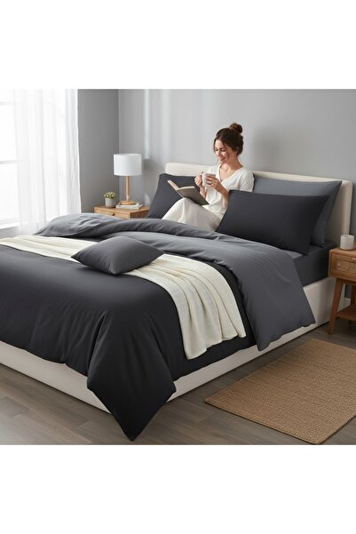 Comfort Craft Black-Smoked Double Paint Duvet Cover Set Mix