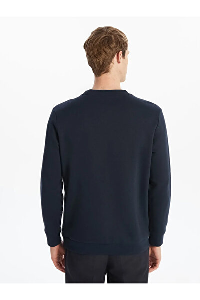 LC Waikiki طاقم الرقبة المطبوعة الرجال البلوز سميكة