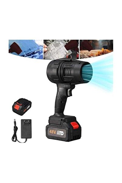 Generic منفاخ هواء سيارة توربو جلاس - مجفف هواء سيارة لاسلكي محمول من توربودر...