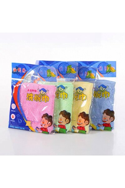 Generic Magic Bamboo Fiber Oil-Removing Towel Set of 4