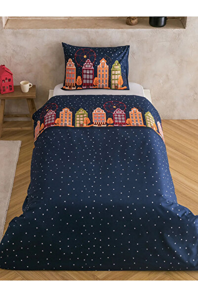 LC Waikiki New Year Themed Single Duvet Cover Set