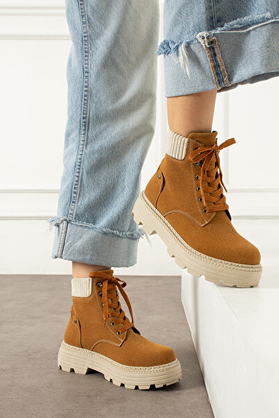 pasyone Γυναικείες κομψές μπότες Tan