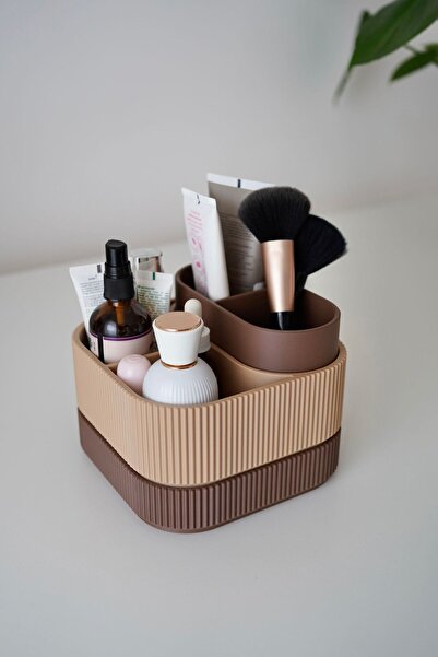 VITRUVIA 3-Piece Makeup Organizer