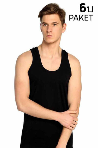 Tutku Erkek Atlet 6 Adet %100 Pamuk Penye Kaliteli Pamuk Yüksek Kalite