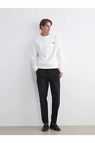 LC Waikiki Ανδρικό φούτερ με κέντημα με λαιμόκοψη