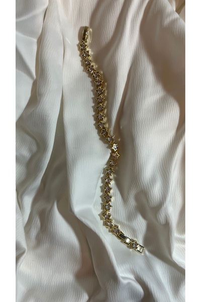 Store VIP Özel Seri Yıldız Desen Gold Bileklik