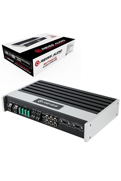 Reis Audio RS-T1000.4D Oto Anfi Stereo 4X250 Watt 4 Kanal