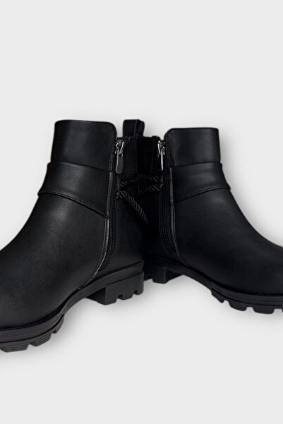 Liger Γυναικείες κλασικές μπότες με φερμουάρ ΜΑΥΡΟ