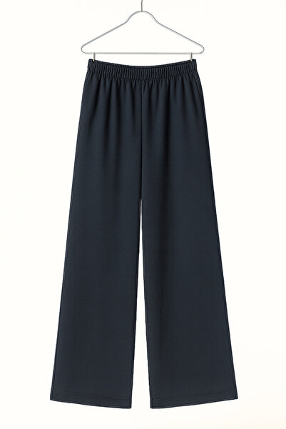 Angel&Co. Girls Clothing Cotton Wide Cut Navy Blue Girls' Tracksuit Set