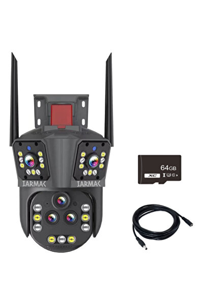 IARMAC Camera de supraveghere tripla WiFi IARMAC, 20Mp, 20X Zoom Optic, exter...