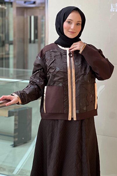 Ceremony Santana Leather Paneled Short Jacket