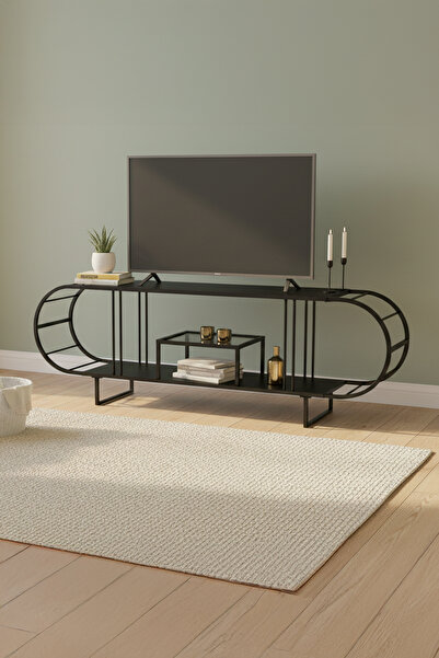 DEKOPRATİK Rio Tv Ünitesi Raflı Televizyon Sehpası