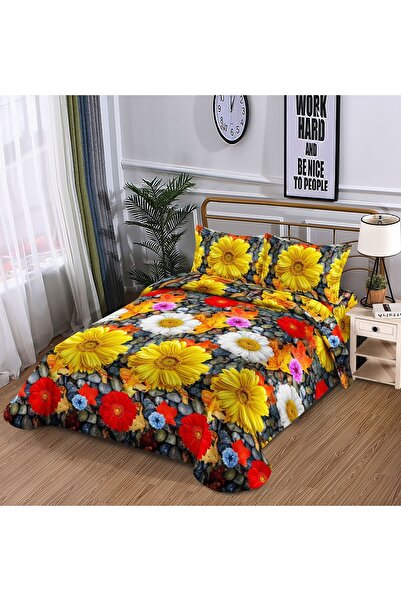 naniland.ro 3D non-elastic bed linen - 4 pieces Iris XU014