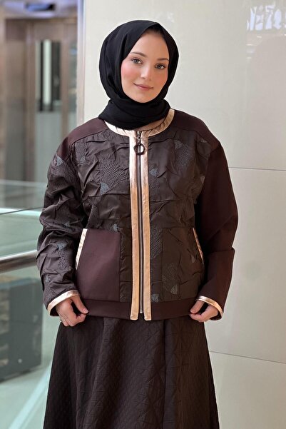 Ceremony Santana Leather Paneled Short Jacket