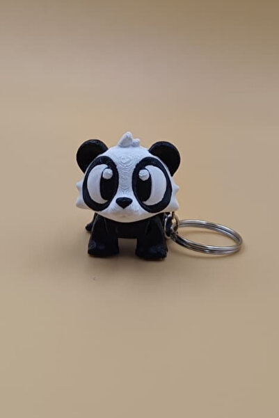 Rodopiva PandaPal – Sevimli Panda Hareketli Anahtarlık Çanta Süsü Charm