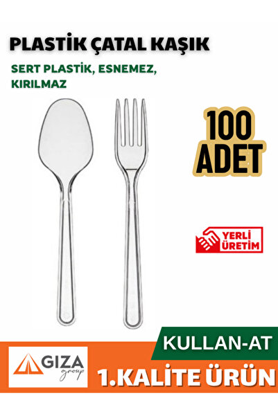 Giza Ambalaj 50 شوكة - 50 ملعقة مجموعة كاملة