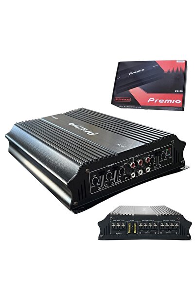 Genel Markalar PR-38 Oto Anfi Stereo 4200 Watt 4 Kanal
