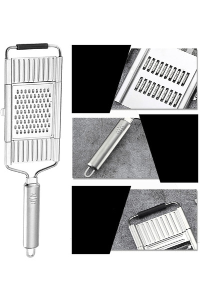 Transformacion Paslanmaz Çelik Sebze Rendesi – Değiştirilebilir 3 Bıçaklı, Çok Fonksiyonlu, Hızlı ve Pratik 722270