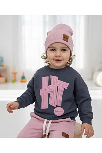 P&H BABYWEAR طقم طفلة بيريلي مطبوع قصة فضفاضة منقوش