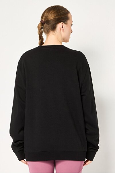 Ellesse Women Sportswear Fit Long Sleeve Outdoor Sweatshirt, Black