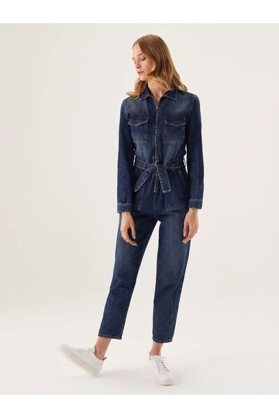 nublik Pamuklu Kot Tulum