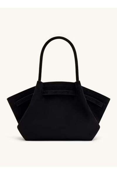 JW PEI PEI Hana Imitation Suede Tote bag black
