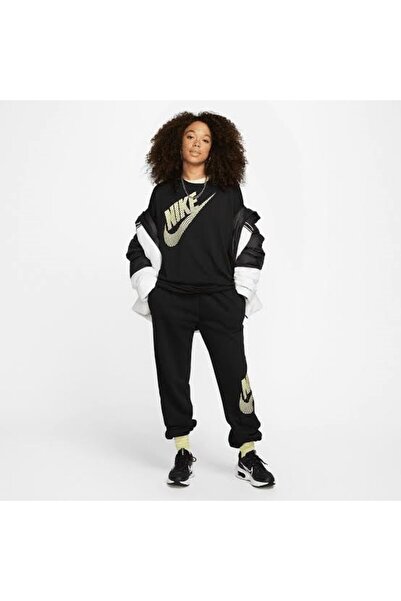 Nike Sportswear Oversized Graphic Fleece Dance Kadın Eşofman Altı