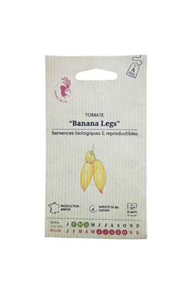 OEM Semințe tradiționale de roșii galbene „Banana Legs” (certificate)