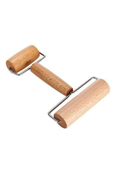 GENERIC4 عصا خبز خشبية على شكل حرف T، بني، 3.2 × 10.5 × 6 سم