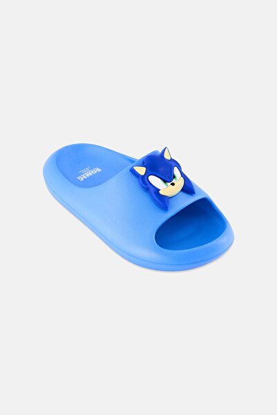 Sonic Kids Boy Slip On Slides, Blue