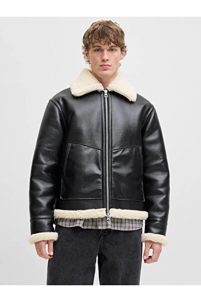 Jack & Jones Jorliverpool Aviator Black Men's Jacket 12282948