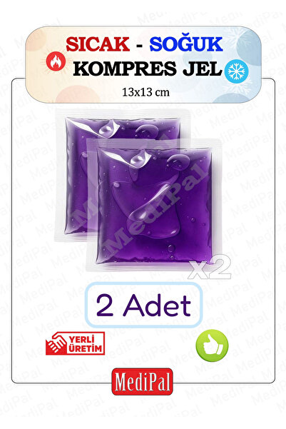 MediPal 2 Adet Termojel - Mor - Cold Pack - Buz Paketi - Sıcak Soğuk Kompres Jel