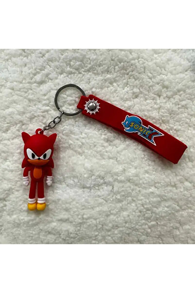 CNS Concept سلسلة مفاتيح سونيك ثلاثية الأبعاد من السيليكون باللون الأحمر