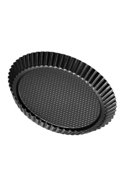 zincar صانعة فطائر من الفولاذ المقاوم للصدأ الأسود 30 سم