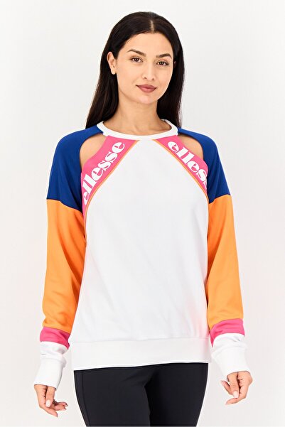 Ellesse Women Sportswear Fit Long Sleeve Outdoor Sweatshirt, Multicolor