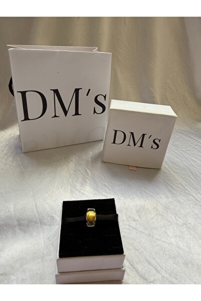 DM’s Silver Sarı Mini Murano Gümüş Charm’ı