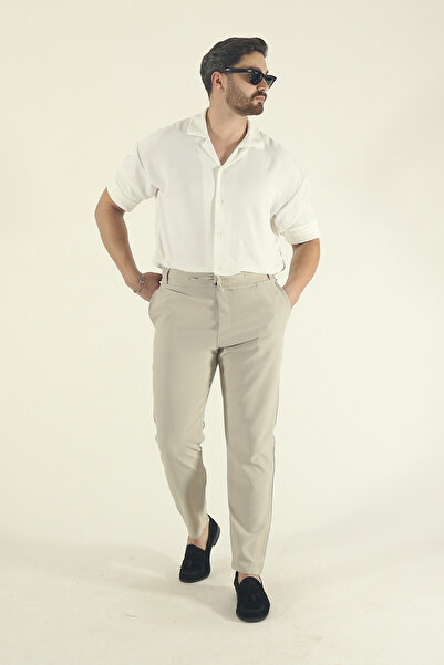 EydaMoon Чоловічі штани-джоггери з еластичним поясом, шнурівкою, смужками, кишенями з боків і на зап'ястях