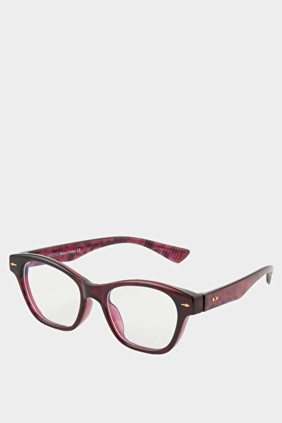 DeFacto Women's Square Patterned Reading Glasses G5238Axns