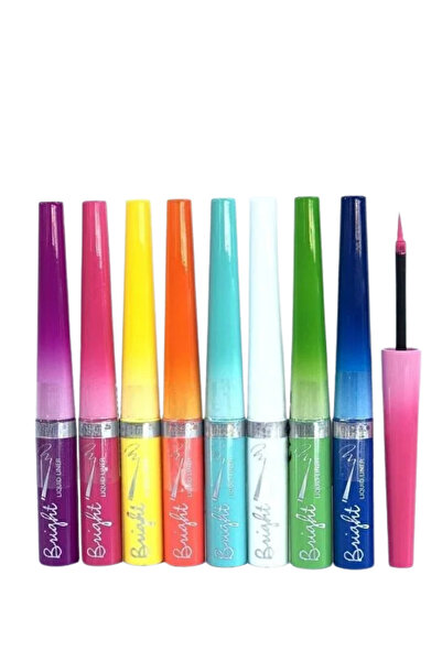 Femmelogy Renkli Eyeliner Seti 8'li Canlı Neon Renkler Suya Dayanıklı Kalıcı ...