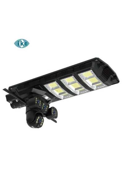 Gravity 450W Solar Street Light with 8MP 4K 3-Lens PTZ 4G Camera