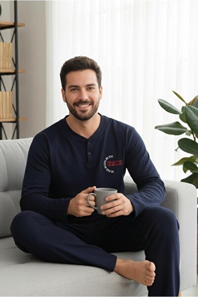 MORRO Comfortable Interlock Winter Soft Men's Home Wear |   Men's Pajama Set