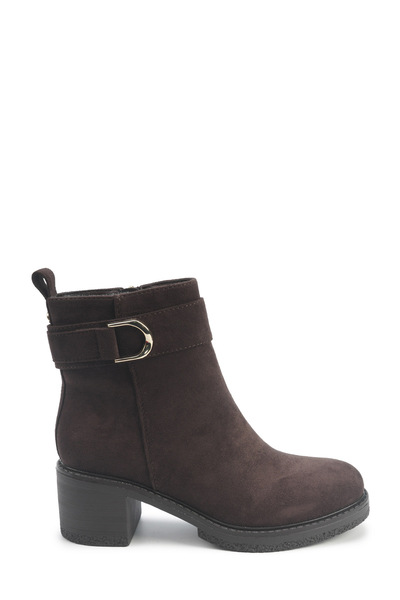 Polaris 326044.Z 5PR Kahverengi Kadın Topuklu Bot