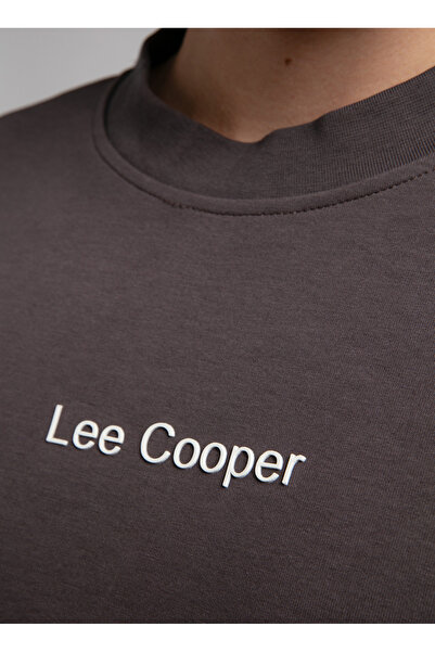 Lee Cooper Round Neck Brown Men's Sweatshirt 261 Lcm 241042 Dorres Brown