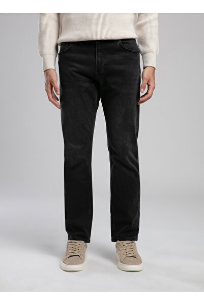 Lee Cooper High Waist Straight Black Men's Denim Trousers 261 Lcm 121047 Ricky Rostov Black