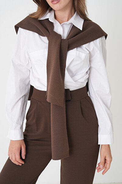 MG OTANTİK Knitwear Shoulder Shawl Women's Casual Office Fashion - Acrylic Scarf Shawl ﻿   - Mg007